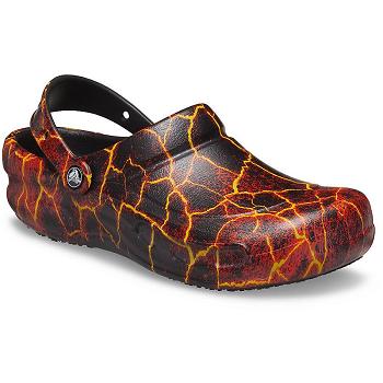 Crocs Bistro Graphic Clog Cierne / Cervene - Damske Dreváky